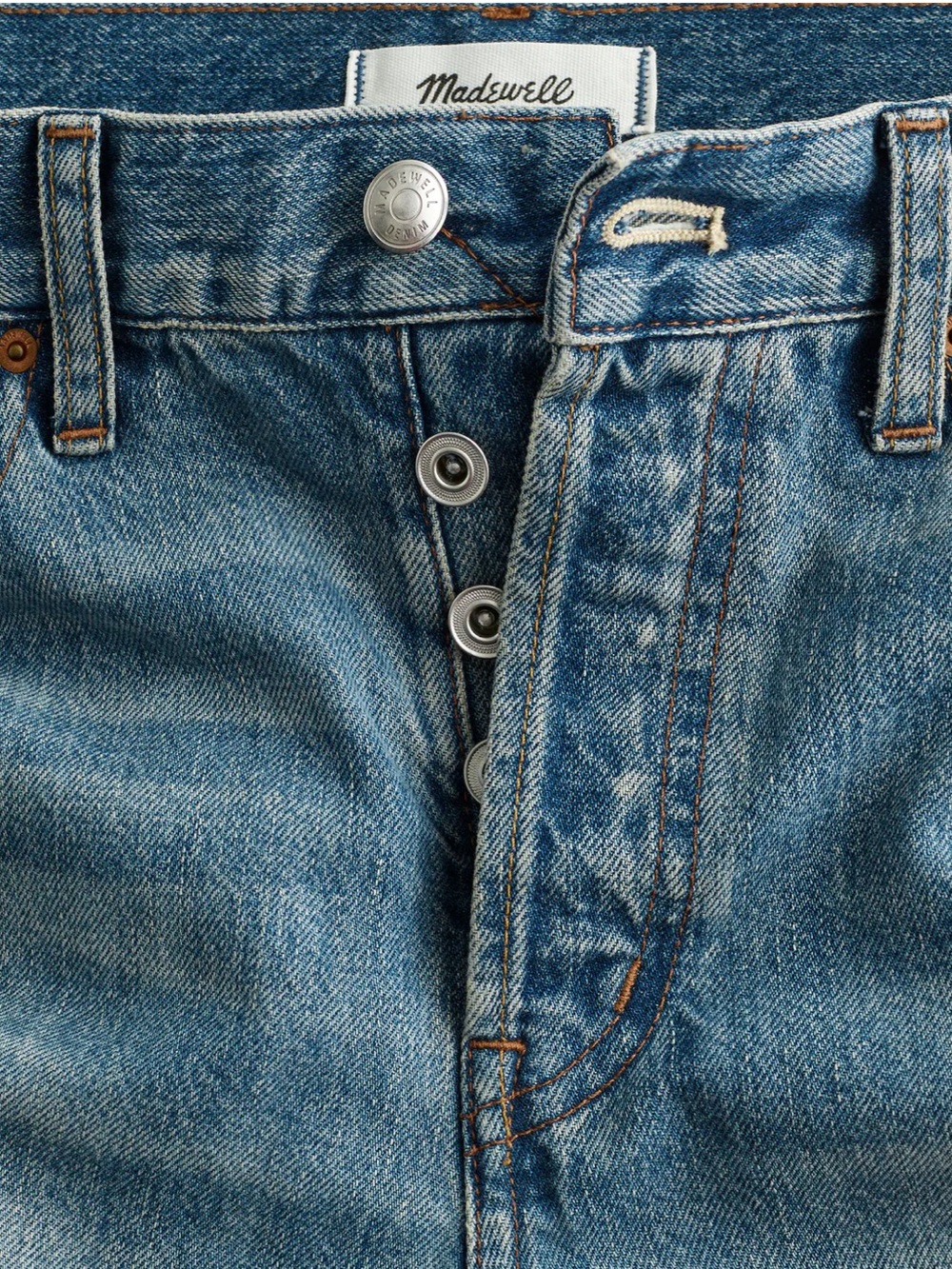 NWOT Madewell Women's The Barrel-Leg Jeans Solstice WashRigid Size 27 - Picture 3 of 15